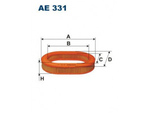 FILTRON AE331 oro filtras 
 Techninės priežiūros dalys -> Techninės priežiūros intervalai
298, MD604952, MD604952, MZ311780