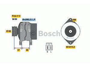 BOSCH 0 986 036 471 kintamosios srovės generatorius 
 Elektros įranga -> Kint. sr. generatorius/dalys -> Kintamosios srovės generatorius
F285-18-300C, F290-18-300, F290-18-300B