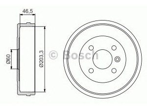 BOSCH 0 986 477 221 stabdžių būgnas 
 Stabdžių sistema -> Būgninis stabdys -> Stabdžių būgnas