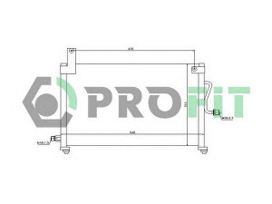 PROFIT PR 1108C1 kondensatorius, oro kondicionierius 
 Oro kondicionavimas -> Kondensatorius
96566331, 96569392
