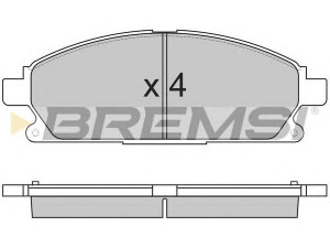 BREMSI BP2857 stabdžių trinkelių rinkinys, diskinis stabdys 
 Techninės priežiūros dalys -> Papildomas remontas
410601W385, 410601W386, 410601W387