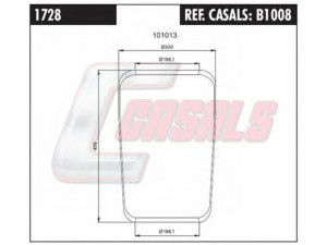 CASALS B1008 dėklas, pneumatinė pakaba
750212