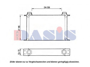 AKS DASIS 726090N alyvos aušintuvas, variklio alyva
7700004149