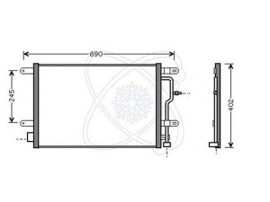 ELECTRO AUTO 30B0050 kondensatorius, oro kondicionierius 
 Oro kondicionavimas -> Kondensatorius
8E0260401A, 8E0260401B, 8E0260403A