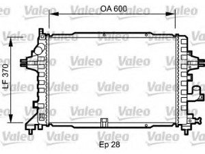 VALEO 735080 radiatorius, variklio aušinimas 
 Aušinimo sistema -> Radiatorius/alyvos aušintuvas -> Radiatorius/dalys
1300271, 1300271, 13152320
