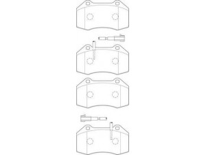 NECTO FD7491A stabdžių trinkelių rinkinys, diskinis stabdys 
 Techninės priežiūros dalys -> Papildomas remontas
51934099, 71765466, 77365672, 77365830