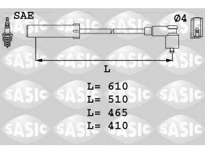 SASIC 9284004 uždegimo laido komplektas