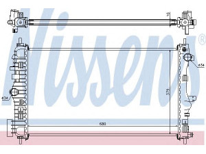 NISSENS 630712 radiatorius, variklio aušinimas 
 Aušinimo sistema -> Radiatorius/alyvos aušintuvas -> Radiatorius/dalys
1300 293, 13241728, 1300 293, 13241728