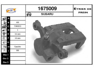 SNRA 1675009 stabdžių apkaba
25110GA190, 25110GA191, 25110GA192