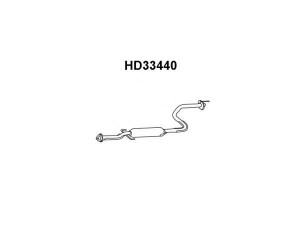 VENEPORTE HD33440 priekinis duslintuvas 
 Išmetimo sistema -> Duslintuvas
18220ST3G40, 18220ST3G41
