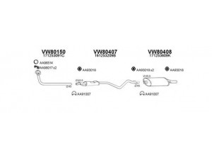 VENEPORTE 800536 išmetimo sistema 
 Išmetimo sistema -> Išmetimo sistema, visa