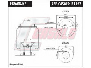 CASALS B1157 dėklas, pneumatinė pakaba 
 Pakaba -> Pneumatinė pakaba
21229214