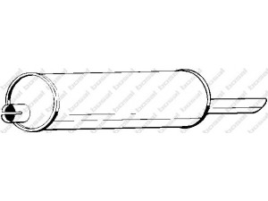 BOSAL 115-067 galinis duslintuvas 
 Išmetimo sistema -> Duslintuvas
GEX-3429