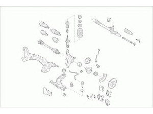 ZF Parts VW-POLO-FZ001 vairavimo mechanizmas; rato pakaba 
 Ašies montavimas/vairavimo mechanizmas/ratai -> Prekių paieška pagal schemą