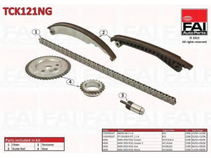 FAI AutoParts TCK121NG pavaros grandinės komplektas 
 Variklis -> Variklio uždegimo laiko reguliavimo kontrolė -> Sinchronizavimo grandinė/įtempiklis/kreiptuvas -> Pavaros grandinės komplektas
11311485400