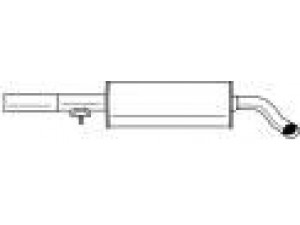 AKS DASIS SG10432 vidurinis duslintuvas