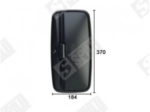 SPILU 61813 išorinis veidrodėlis, vairuotojo kabina 
 Kėbulas -> Langai/veidrodėliai -> Veidrodėlis
6638100816, 6638100816