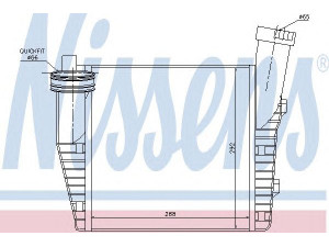 NISSENS 96687 tarpinis suslėgto oro aušintuvas, kompresorius 
 Variklis -> Oro tiekimas -> Įkrovos agregatas (turbo/superįkrova) -> Tarpinis suslėgto oro aušintuvas
7L0.145.804 A, 7L0145804, 7L6145804B