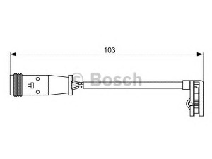 BOSCH 1 987 473 037 įspėjimo kontaktas, stabdžių trinkelių susidėvėjimas 
 Stabdžių sistema -> Susidėvėjimo indikatorius, stabdžių trinkelės
906 540 14 17, 906 540 15 17, A 906 540 14 17