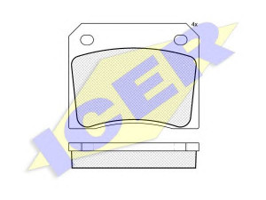 ICER 180036 stabdžių trinkelių rinkinys, diskinis stabdys 
 Techninės priežiūros dalys -> Papildomas remontas
C39137, GBP90209, JLM 1157, JLM 9516