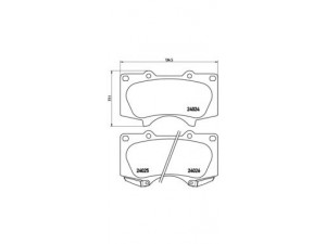 BREMBO P 83 102 stabdžių trinkelių rinkinys, diskinis stabdys 
 Techninės priežiūros dalys -> Papildomas remontas
0446560320, 446560320