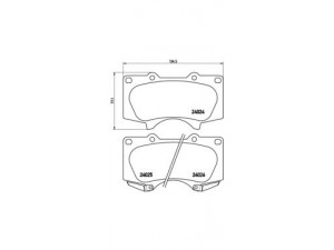 BREMBO P 83 066 stabdžių trinkelių rinkinys, diskinis stabdys 
 Techninės priežiūros dalys -> Papildomas remontas
4605A472, 4605A481, MZ690355, 044650K090