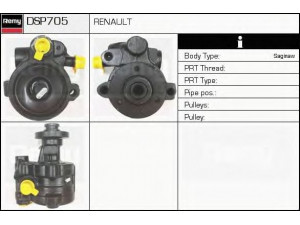 DELCO REMY DSP705 hidraulinis siurblys, vairo sistema 
 Vairavimas -> Vairo pavara/siurblys