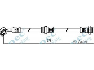APEC braking HOS4050 stabdžių žarnelė 
 Stabdžių sistema -> Stabdžių žarnelės
462111HJ0B