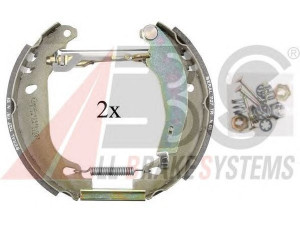 A.B.S. 111401 stabdžių trinkelių komplektas 
 Techninės priežiūros dalys -> Papildomas remontas
7701202665, 7701203449, 7701204237