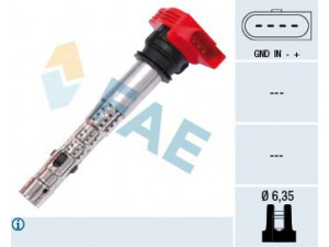 FAE 80248 ritė, uždegimas 
 Kibirkšties / kaitinamasis uždegimas -> Uždegimo ritė
06D 905 115, 06D 905 115 A, 06D 905 115 C