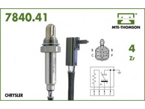 MTE-THOMSON 7840.41.030 lambda jutiklis 
 Variklis -> Variklio elektra
53007638, 56028200, 53007638, 56028200