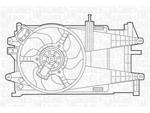 MAGNETI MARELLI 069422038010 ventiliatorius, radiatoriaus 
 Aušinimo sistema -> Radiatoriaus ventiliatorius
51703066