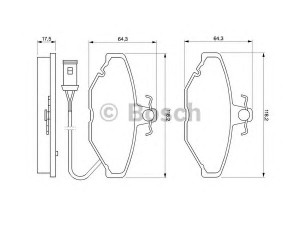 BOSCH 0 986 424 151 stabdžių trinkelių rinkinys, diskinis stabdys 
 Techninės priežiūros dalys -> Papildomas remontas
GBP 90296, GBP 90296AF, GBP 90317