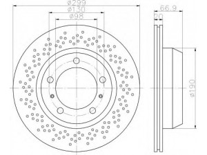 HELLA 8DD 355 120-221 stabdžių diskas 
 Stabdžių sistema -> Diskinis stabdys -> Stabdžių diskas
98735240101