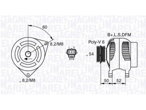 MAGNETI MARELLI 063377419010 kintamosios srovės generatorius 
 Elektros įranga -> Kint. sr. generatorius/dalys -> Kintamosios srovės generatorius
4M5T10300BB, 4M5T10300BC
