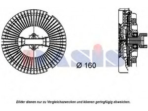 AKS DASIS 058015N sankaba, radiatoriaus ventiliatorius 
 Aušinimo sistema -> Radiatoriaus ventiliatorius
17417505109, 7505109, 54849