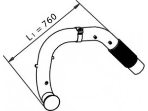 DINEX 54190 išleidimo kolektorius 
 Išmetimo sistema -> Išmetimo vamzdžiai
940.490.1919, 944.490.0919, 944.490.1919