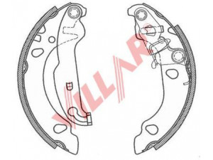VILLAR 629.0801 stabdžių trinkelių komplektas 
 Techninės priežiūros dalys -> Papildomas remontas
1123789, 1433865