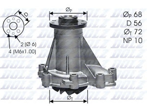 DOLZ M276 vandens siurblys 
 Aušinimo sistema -> Vandens siurblys/tarpiklis -> Vandens siurblys
6052000120, 6052000320, 6052000520