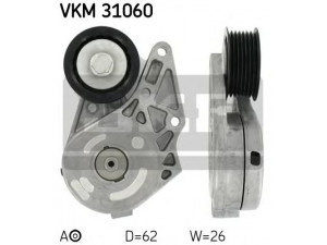 SKF VKM 31060 įtempiklio skriemulys, V formos rumbuotas diržas 
 Diržinė pavara -> V formos rumbuotas diržas/komplektas -> Įtempiklio skriemulys
1106830, 1669984, 95VW 6A228 AB