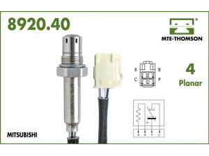 MTE-THOMSON 8920.40.062 lambda jutiklis 
 Išmetimo sistema -> Jutiklis/zondas
89465-02180, 89465-02180