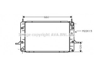 AVA QUALITY COOLING FD2139 radiatorius, variklio aušinimas 
 Aušinimo sistema -> Radiatorius/alyvos aušintuvas -> Radiatorius/dalys
88BB8005DA, 88BB8005EA
