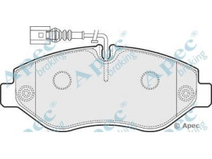 APEC braking PAD1571 stabdžių trinkelių rinkinys, diskinis stabdys
D1060MB200, D1060MB600, D1060MB60A
