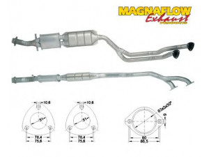 MAGNAFLOW 80665 katalizatoriaus keitiklis 
 Išmetimo sistema -> Katalizatoriaus keitiklis
18301740837