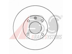 A.B.S. 15706 stabdžių diskas 
 Dviratė transporto priemonės -> Stabdžių sistema -> Stabdžių diskai / priedai
175615301, 321615301, 839615301