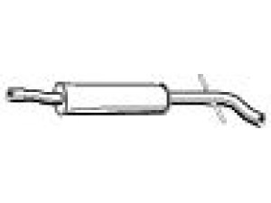 WALKER 24053 vidurinis duslintuvas 
 Išmetimo sistema -> Duslintuvas
6Q7253209
