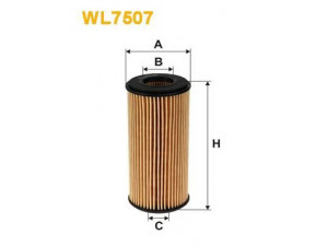WIX FILTERS WL7507 alyvos filtras 
 Techninės priežiūros dalys -> Techninės priežiūros intervalai
06K 115 466, 06K 115 562, 06L115466