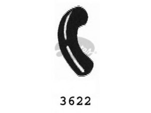 GATES 3622 radiatoriaus žarna
6158344, 86GB8A506AB