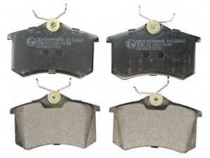 DENCKERMANN B110860 stabdžių trinkelių rinkinys, diskinis stabdys 
 Techninės priežiūros dalys -> Papildomas remontas
425241, 1001096, 1133447, 95WX2M008BA