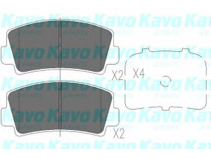 KAVO PARTS KBP-4552 stabdžių trinkelių rinkinys, diskinis stabdys 
 Techninės priežiūros dalys -> Papildomas remontas
029649230, 030533325, 030533725